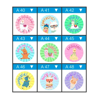12 x Llama Teacher Stickers – No Drama, Just Praise