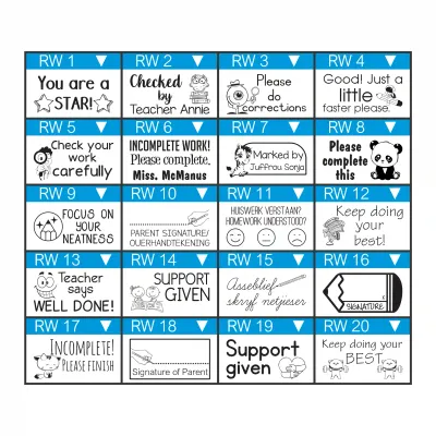 Rectangular Text Stamp – Wooden Block – 30mm x 15mm Custom Text or Image