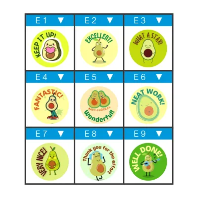 12 x Teacher Stickers – Avocados of Appreciation