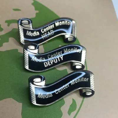 Laser Engraved Name Badges (With Doming Layer)