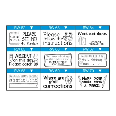 Rectangular Text Stamp – Wooden Block – 45mm x 20mm Custom Text or Image