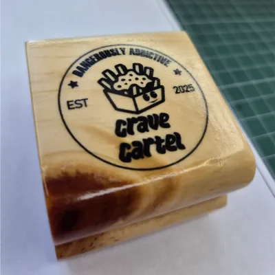 Custom Wooden Block Rubber Stamps – Branding &amp; Crafts