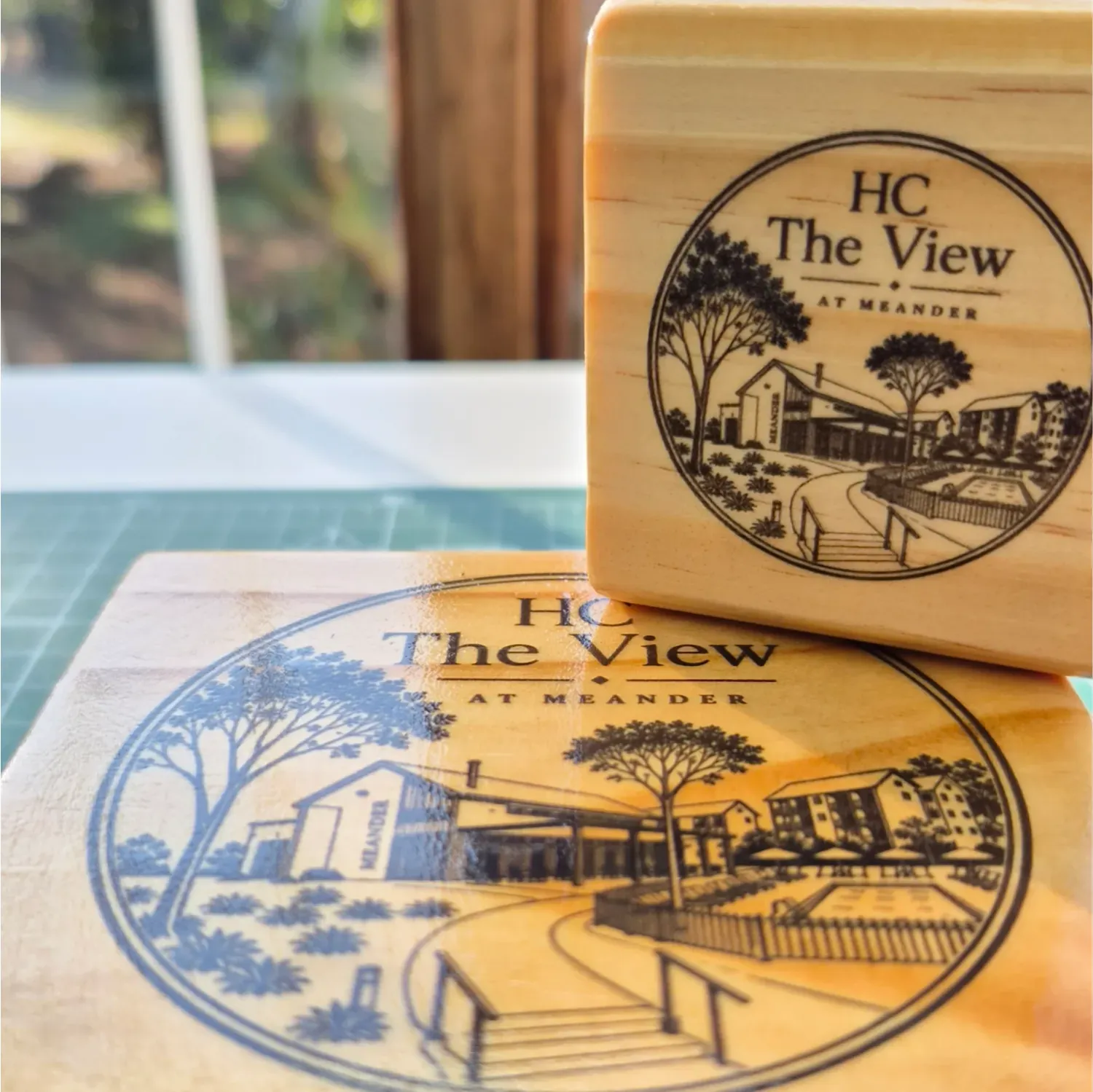 Custom Wooden Block Rubber Stamps – Branding &amp; Crafts