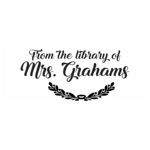 Personalised Library Ex Libris Stamp | Book Lover Gift - rPET-842