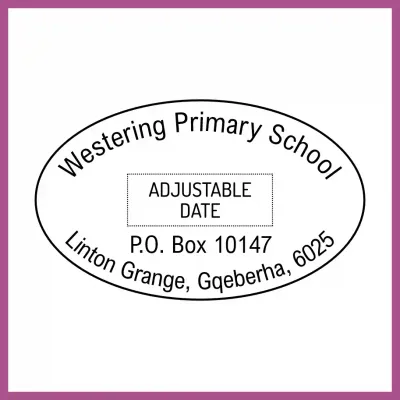 Dater School Information Stamp - S-829D