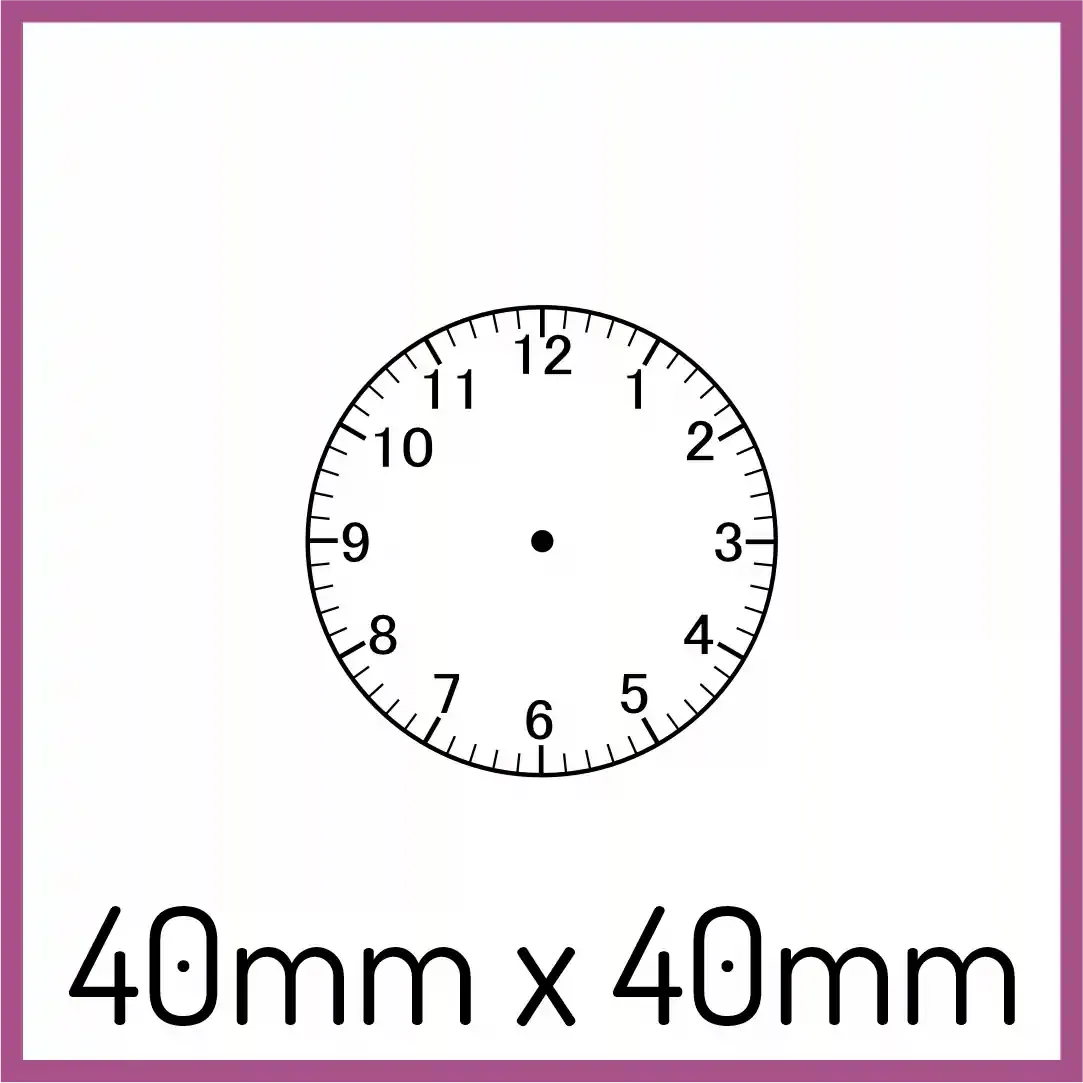 Wooden Clock Stamps