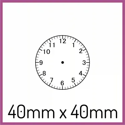 Wooden Clock Stamps
