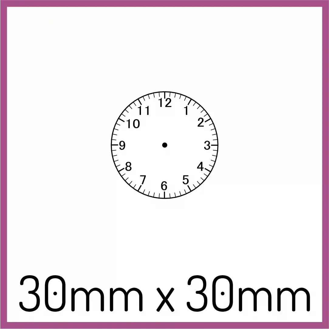Wooden Clock Stamps
