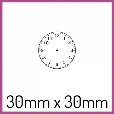 Wooden Clock Stamps