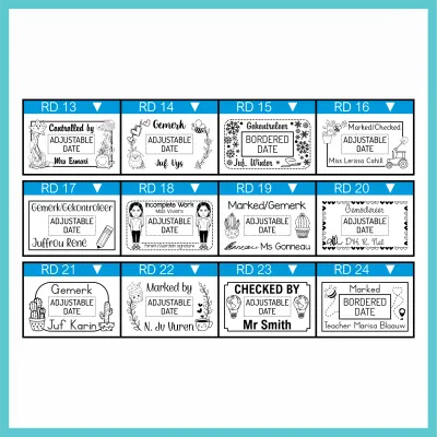 Rectangular Date Stamp - S-826D