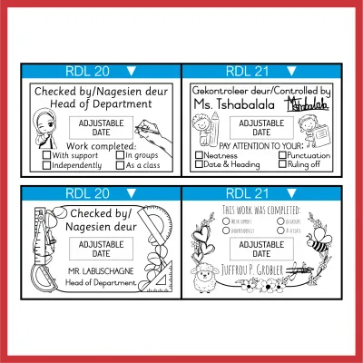 Extra Large Rectangular Dater Stamps - S-829D