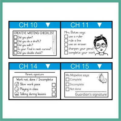 Checklist Stamp - 5 Points - S-826