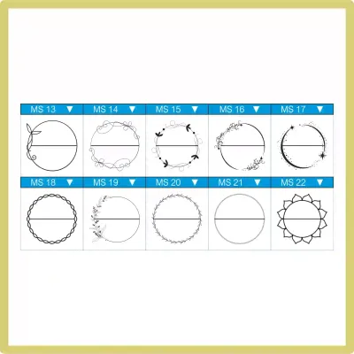 Marking Circle Stamp - Medium - S-530 Marking Circle Stamp - Medium - S-530