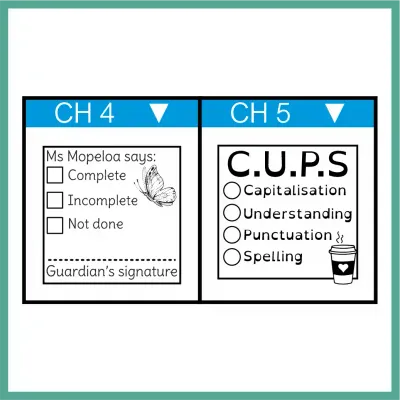 Checklist Stamp - Small Square - S-530