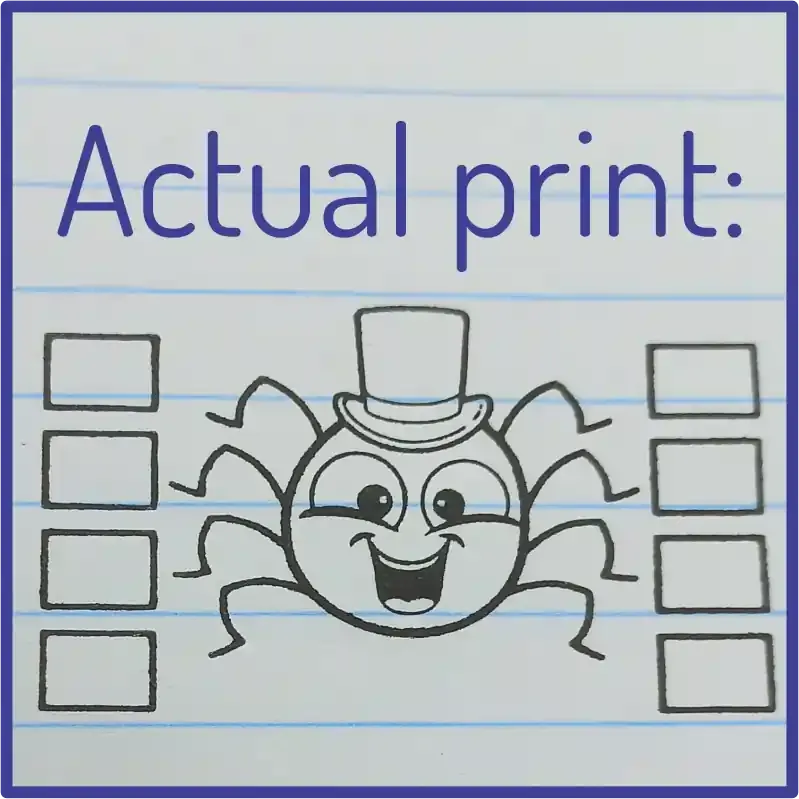 Self-Inking Spider Maths Stamp - S-828