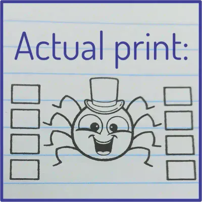 Self-Inking Spider Maths Stamp - S-828