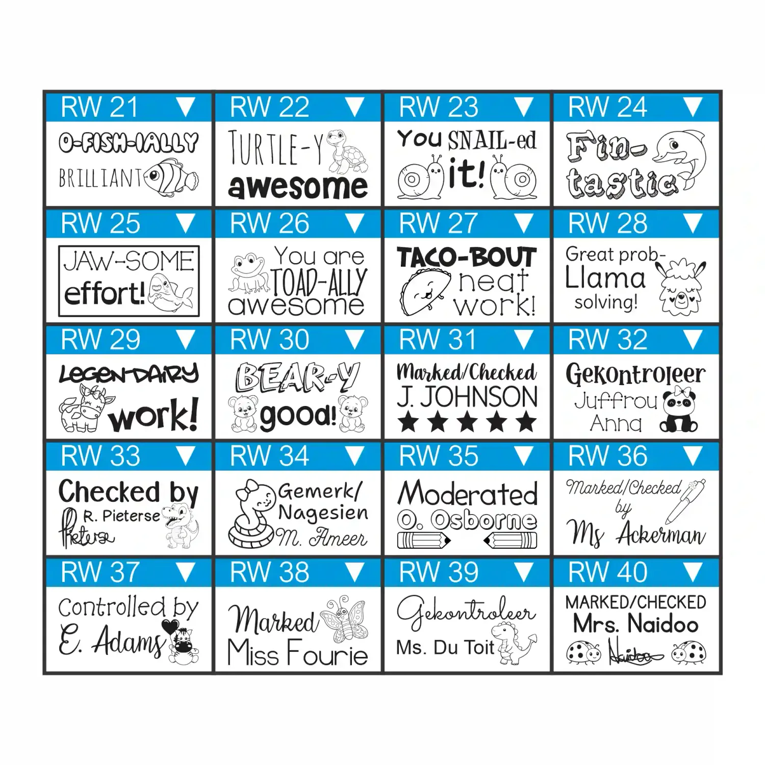 Rectangular Text Stamp – Wooden Block – 30mm x 15mm Custom Text or Image
