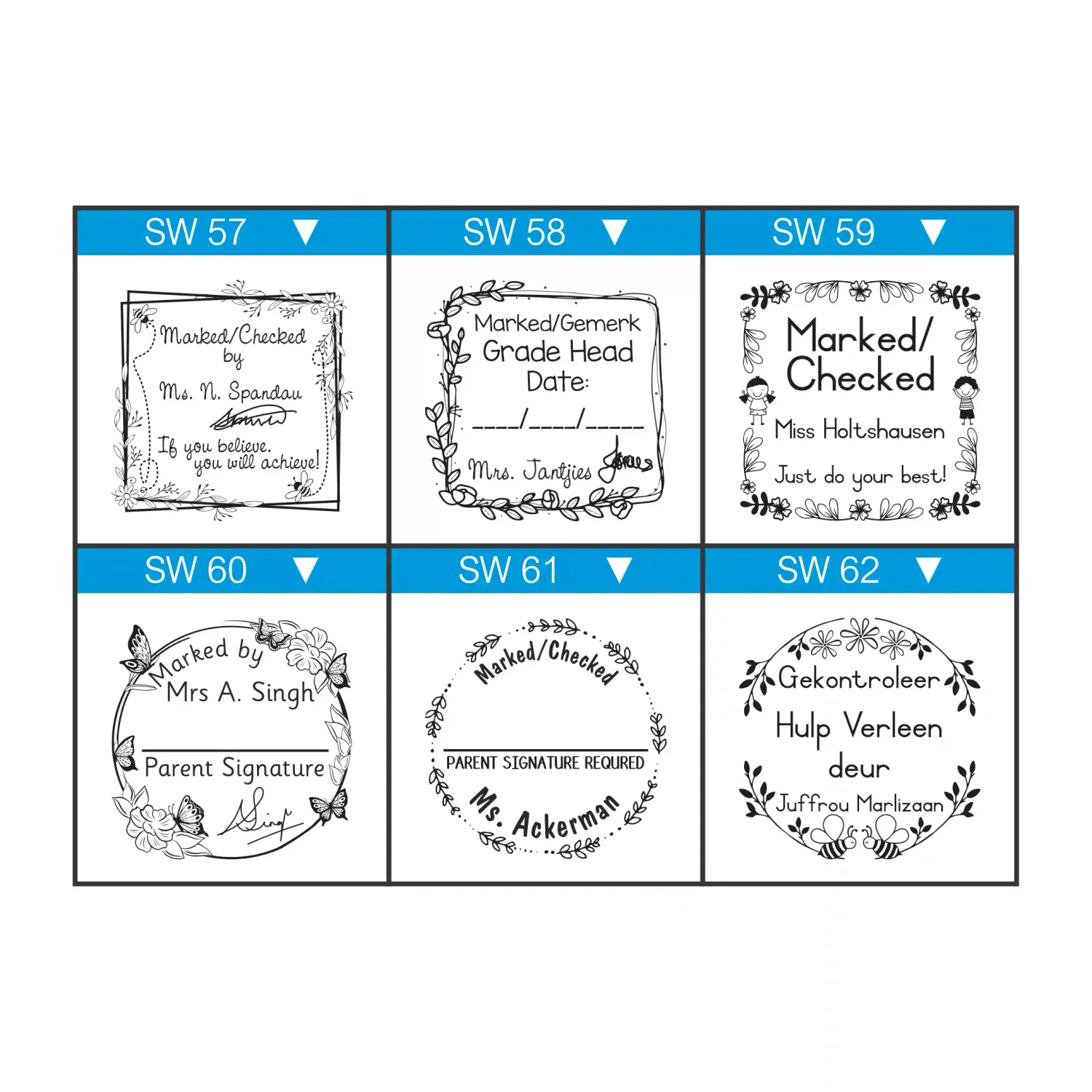 Large Round/Square Wooden Stamp – 40mm x 40mm – Custom Text or Image
