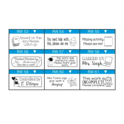 Rectangular Text Stamp – Wooden Block – 45mm x 15mm Custom Text or Image