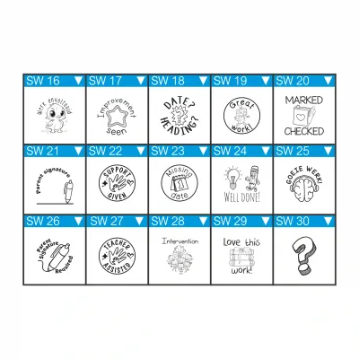 Small Round/Square Wooden Stamp – 20mm x 20mm – Custom Text or Image