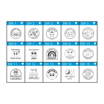 Small Round/Square Wooden Stamp – 20mm x 20mm – Custom Text or Image