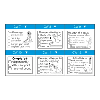 Medium Checklist Teacher Stamp – Duo Handle (35mm x 50mm)