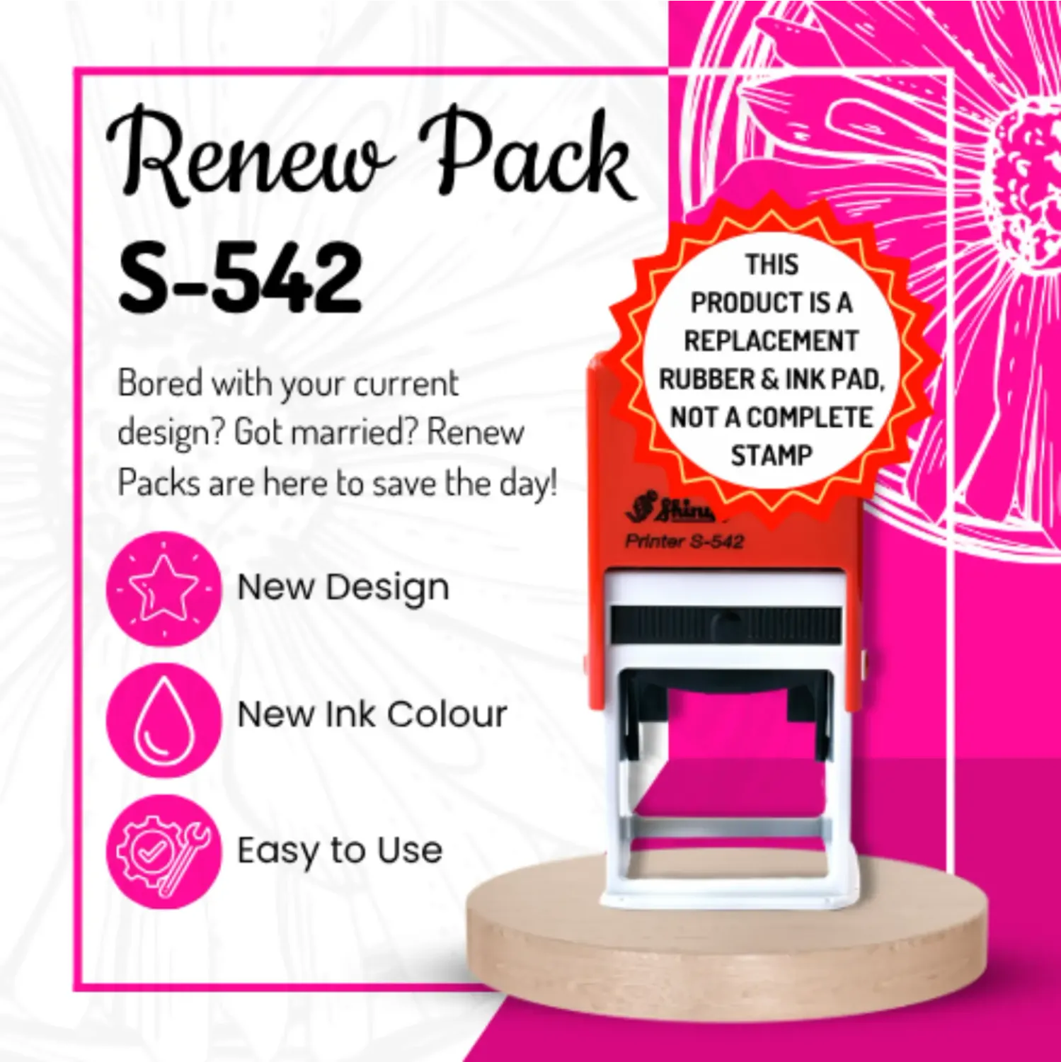 Renew Pack for Checklist Stamp - 8 or 9 Points - S-542