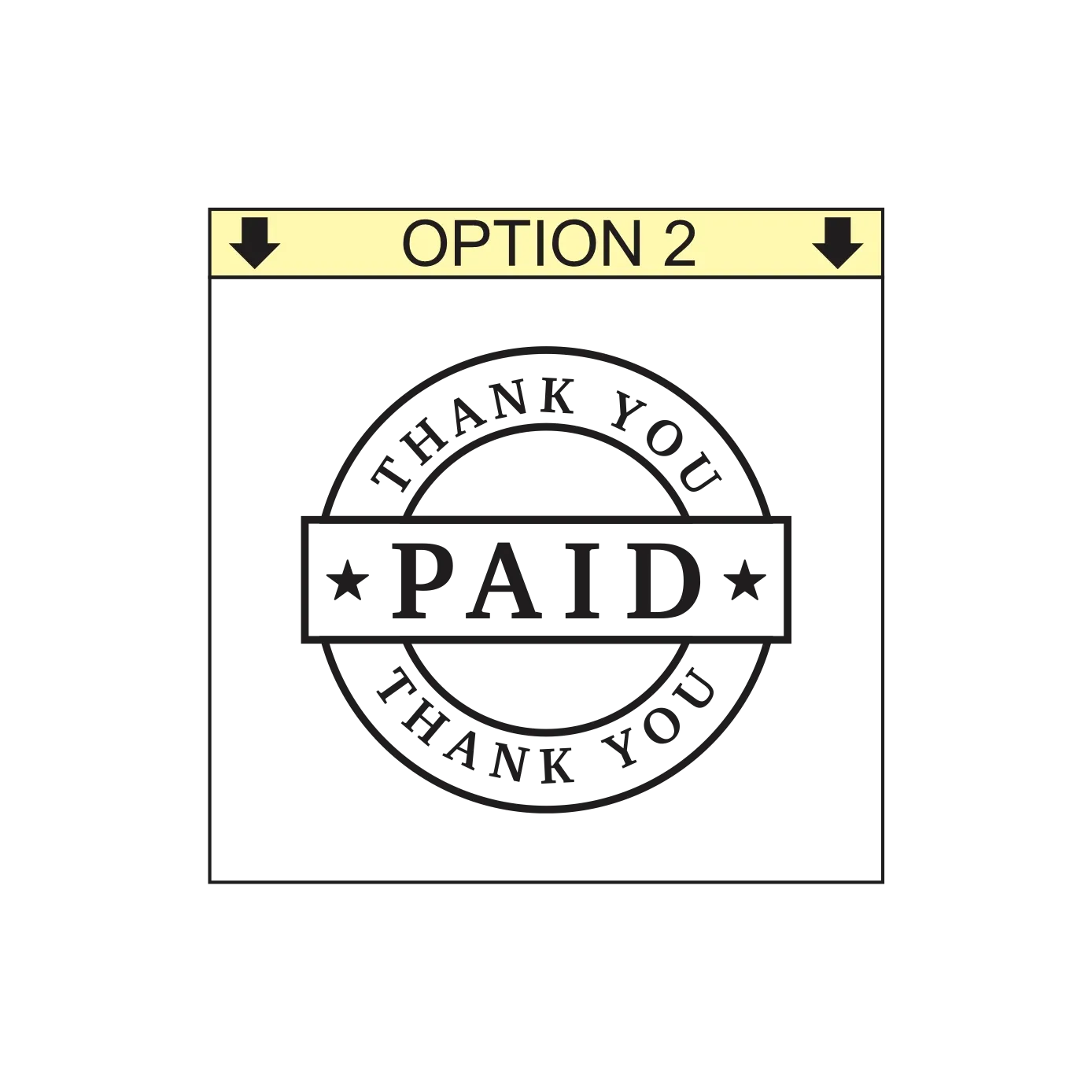 PAID Self-Inking Office Stamp – S-530