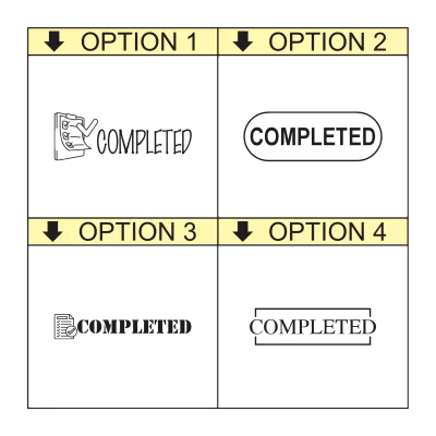 COMPLETED Self-Inking Office Stamp – rPET 842