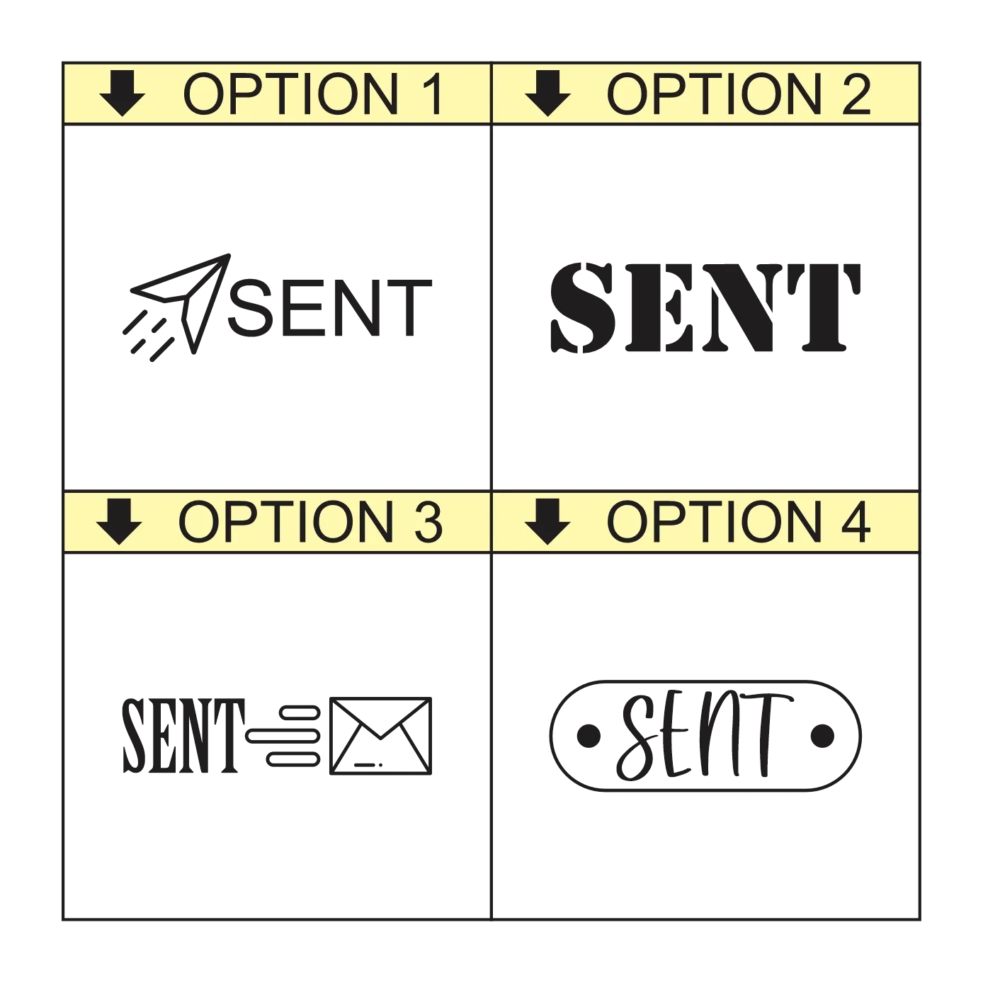 SENT Self-Inking Office Stamp – rPET 842