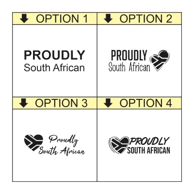 PROUDLY SOUTH AFRICAN Self-Inking Stamp – rPET 842