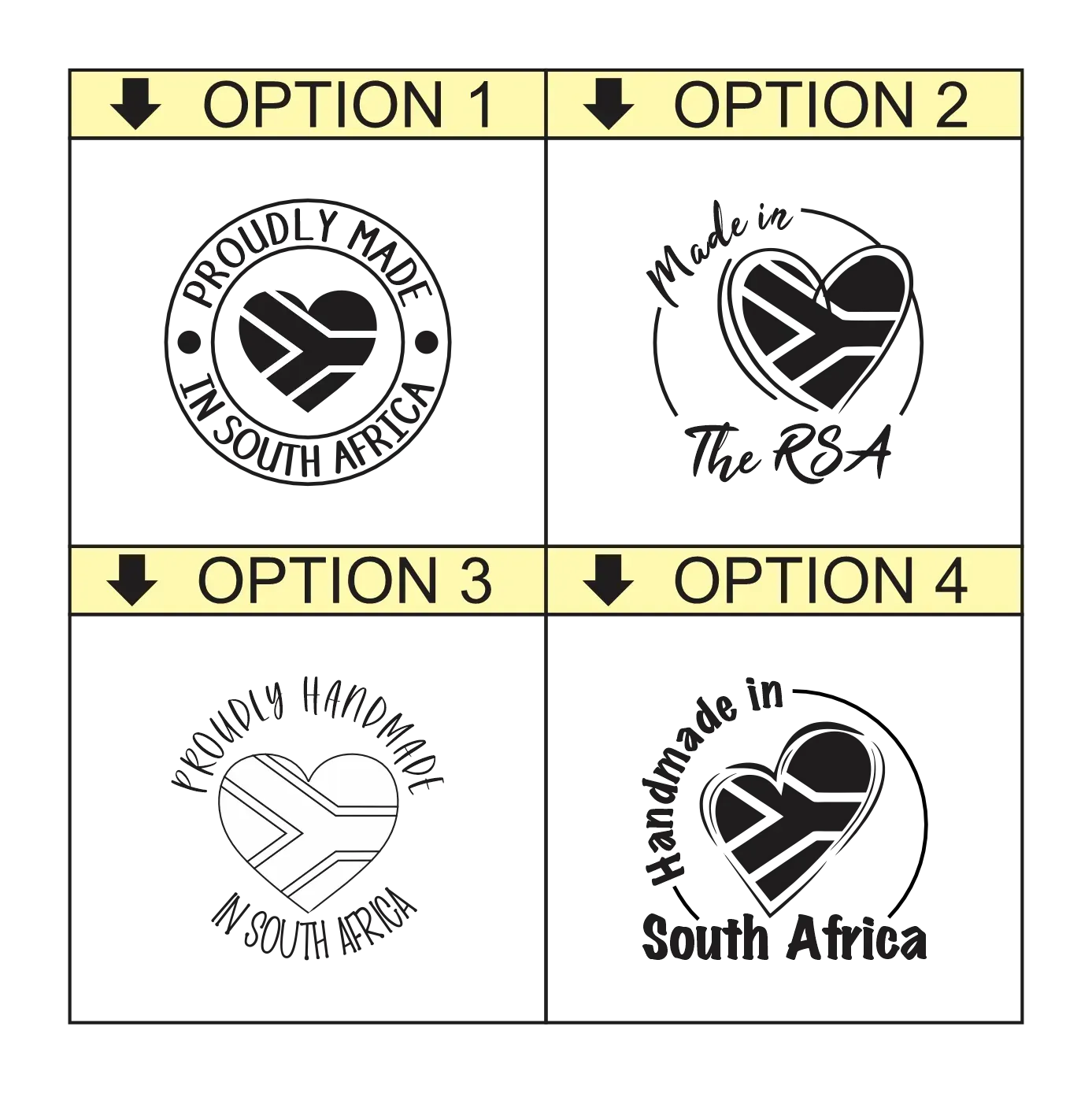 PROUDLY SOUTH AFRICAN Self-Inking Stamp – S-530