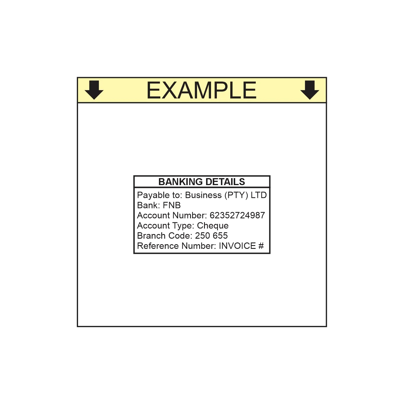 Bank Details Self-Inking Stamp – S-826