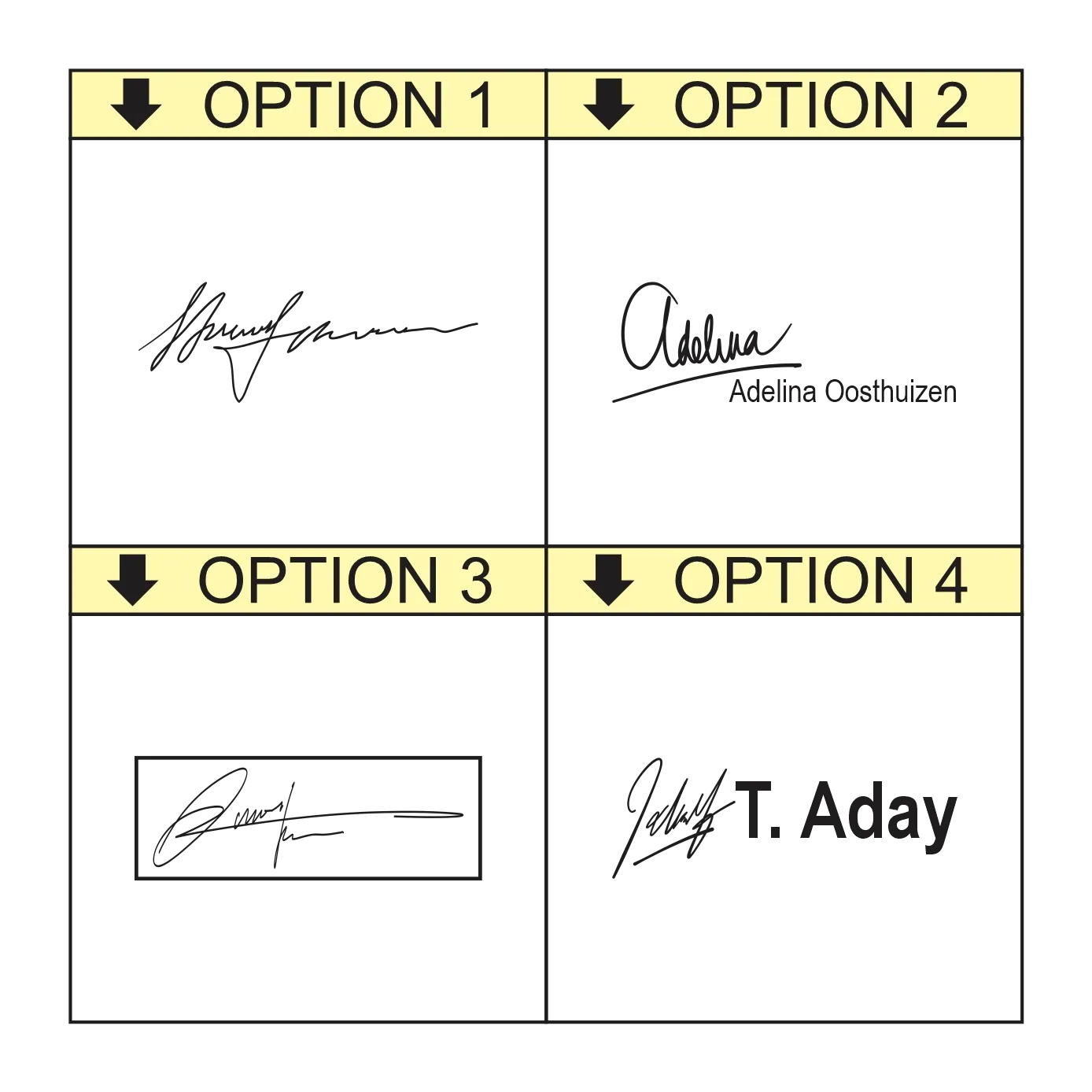 Signature Self-Inking Stamp – rPET 842