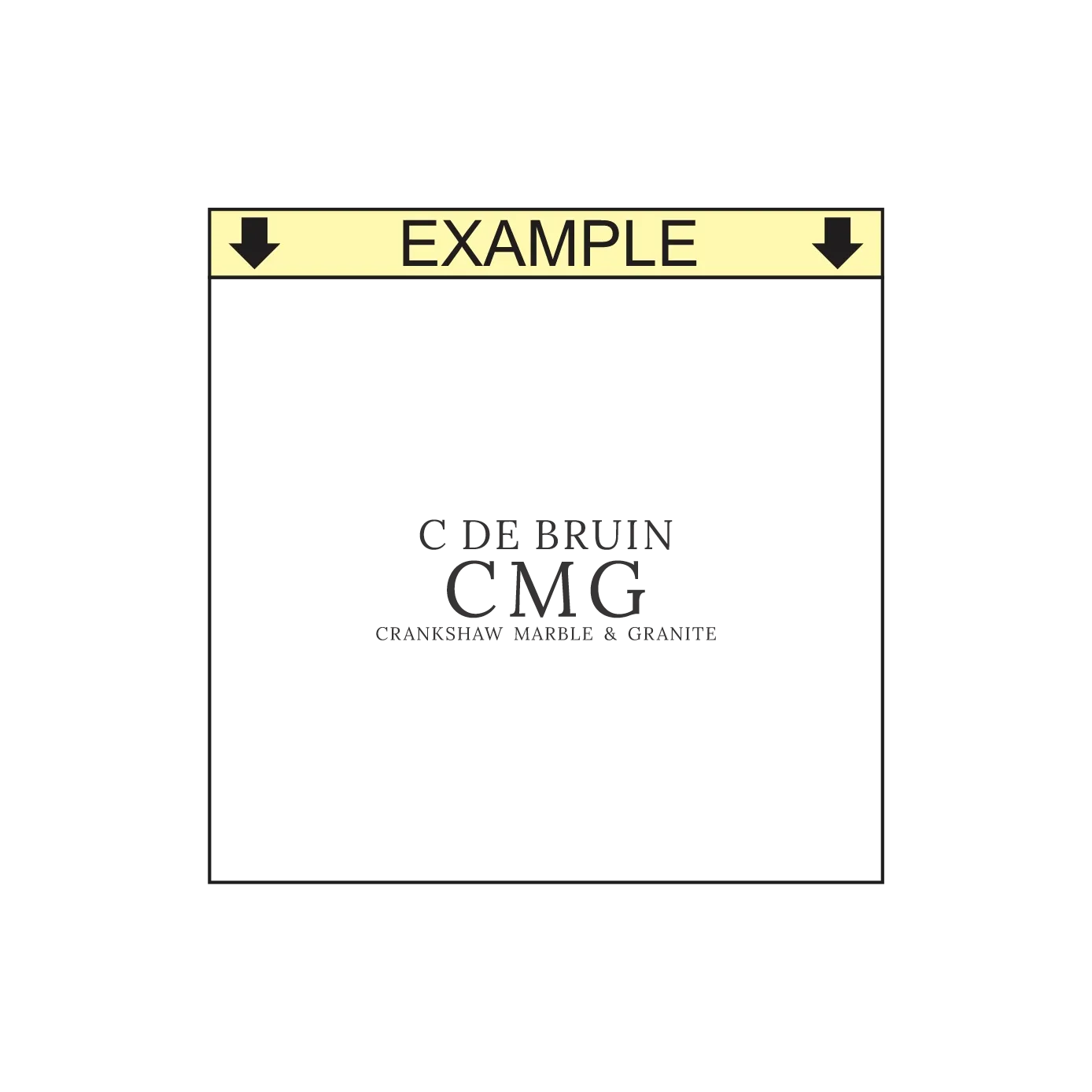 Business Information Self-Inking Stamp – rPET 842