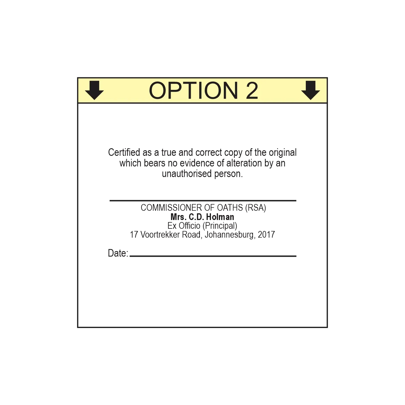 Certifying True Copy Self-Inking Stamp -Shiny S-828
