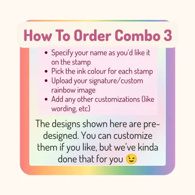 Rainbow Classroom Stamp Combo 3 – 8 Self-Inking Teacher Stamps
