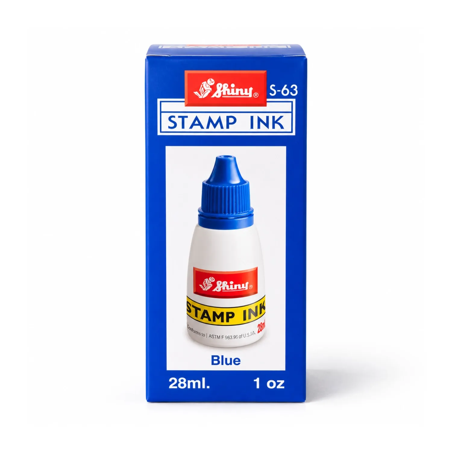 Rubber Stamp Endorsing Ink – Blue – S-63 (28ml)