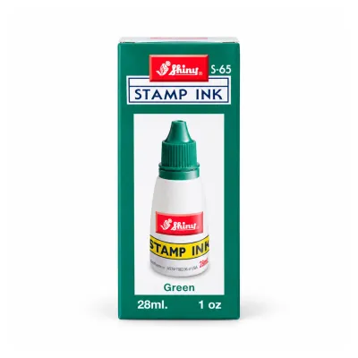 Rubber Stamp Endorsing Ink – Green – S-63 (28ml)