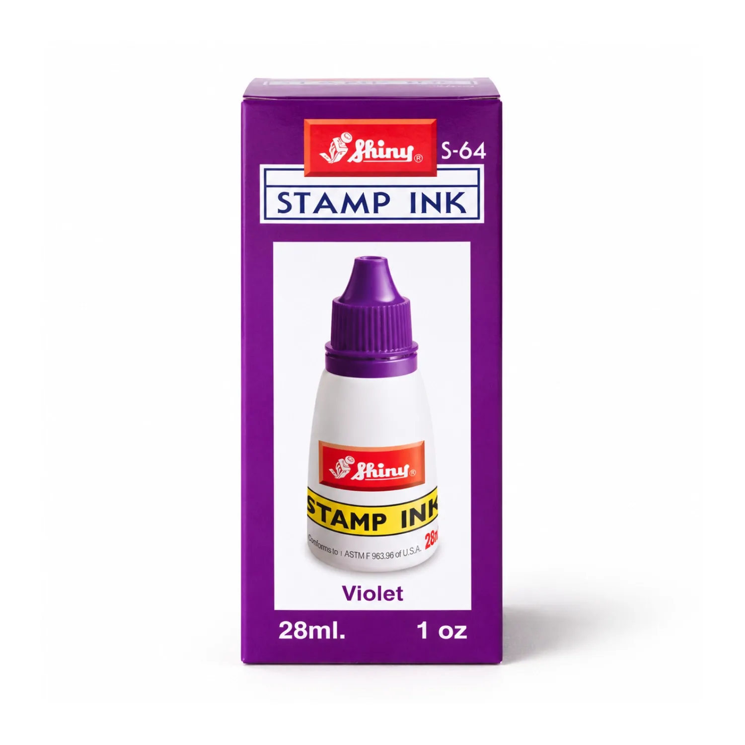 Rubber Stamp Endorsing Ink – Violet – S-64 (28ml)