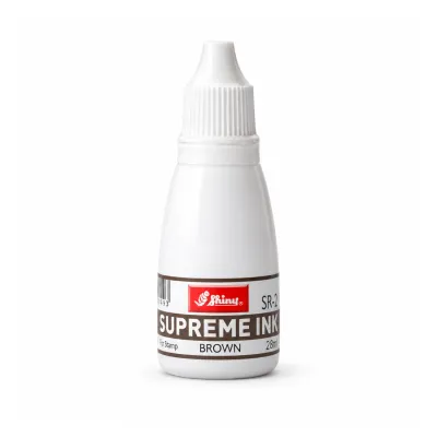 Rubber Stamp Endorsing Ink – Brown – SR-2 (28ml)