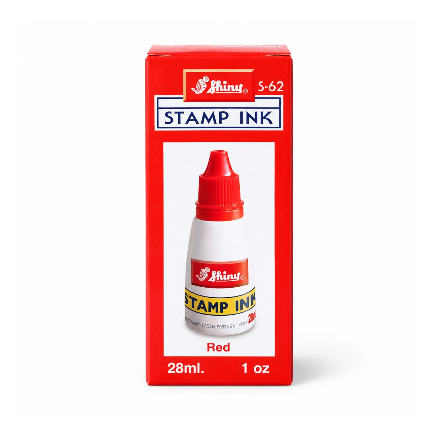 Rubber Stamp Endorsing Ink – Red – S-62 (28ml)