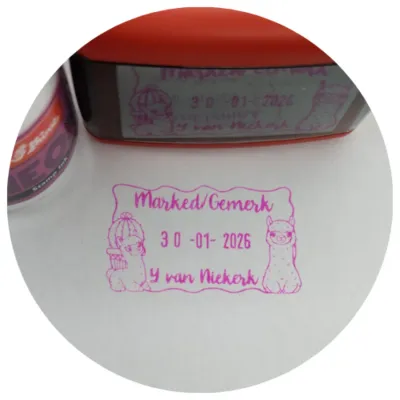 Rubber Stamp Endorsing Ink – Neon Magenta – SRN-5 (28ml)