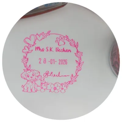 Rubber Stamp Endorsing Ink – Neon Fuchsia – SRN-6 (28ml)
