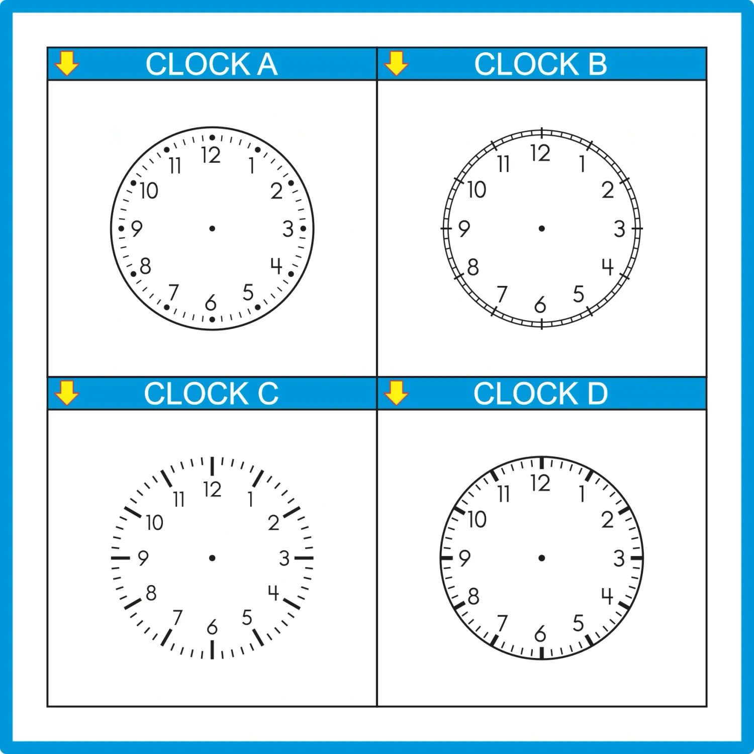 Clock Stamp for Teachers – Learn to Tell the Time