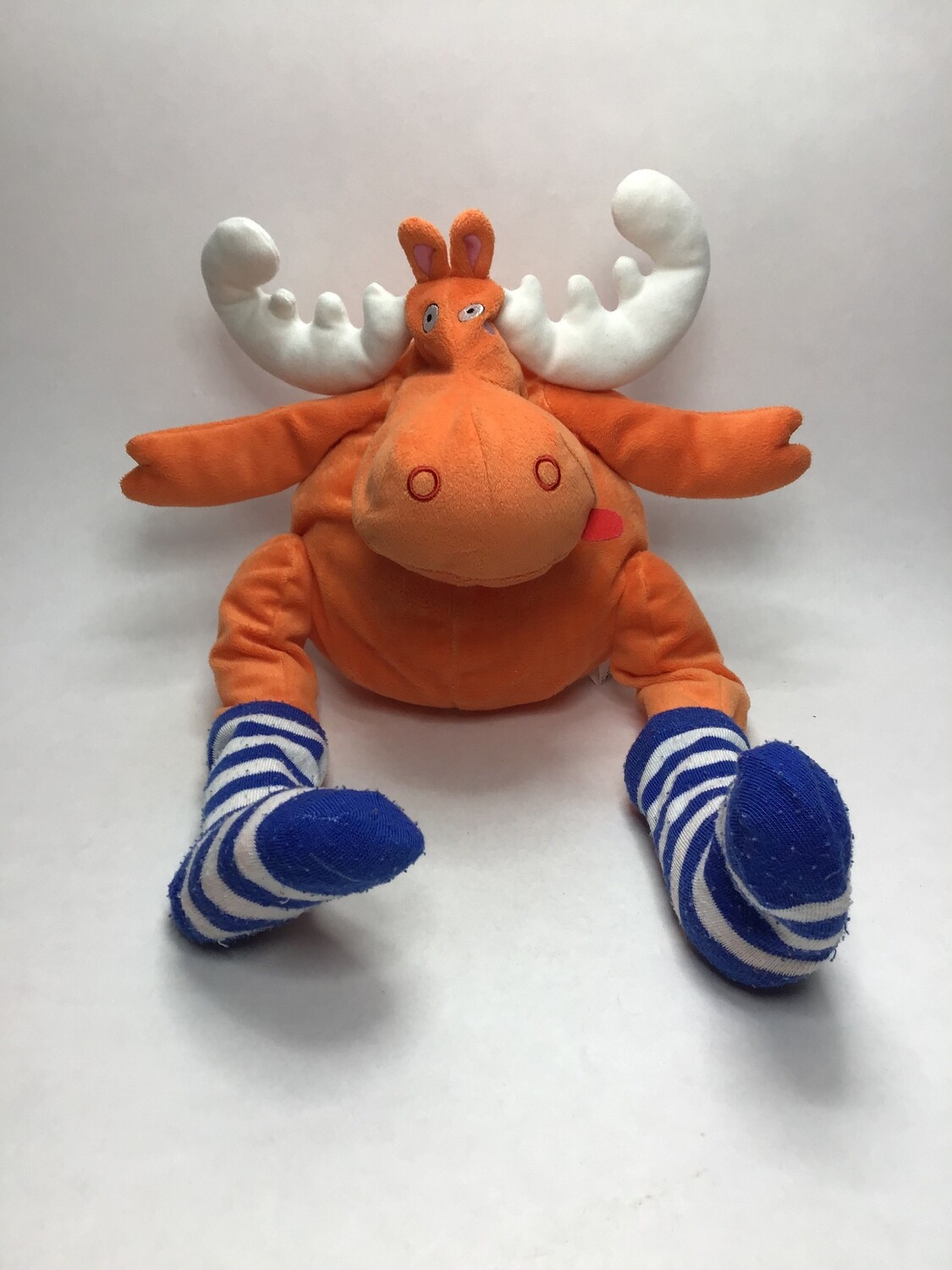 Elch mit Socken stehend 52cm ( beliebt )