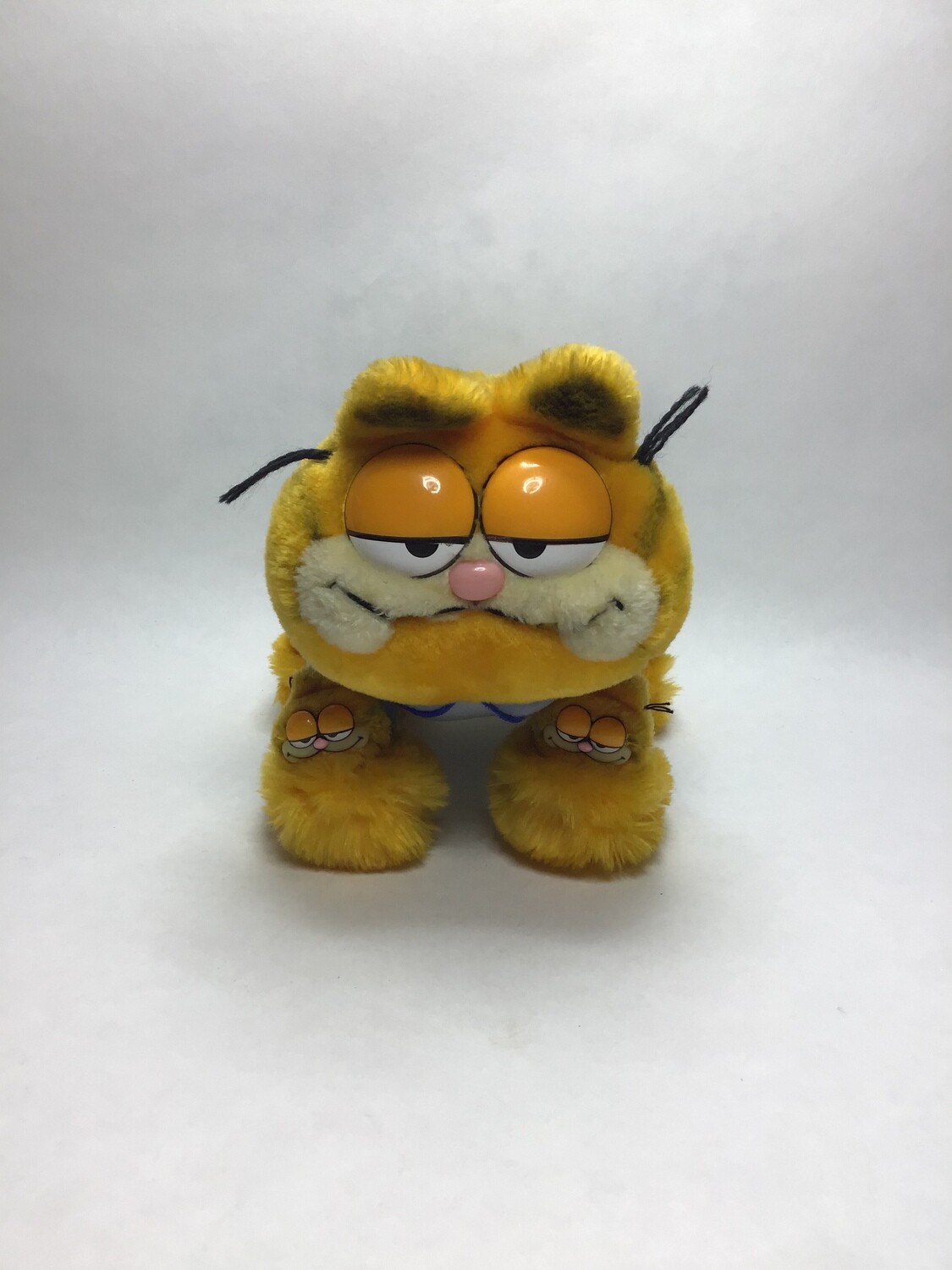 Garfield Schlafanzug und Pantoffeln 35cm Rarität Vintage