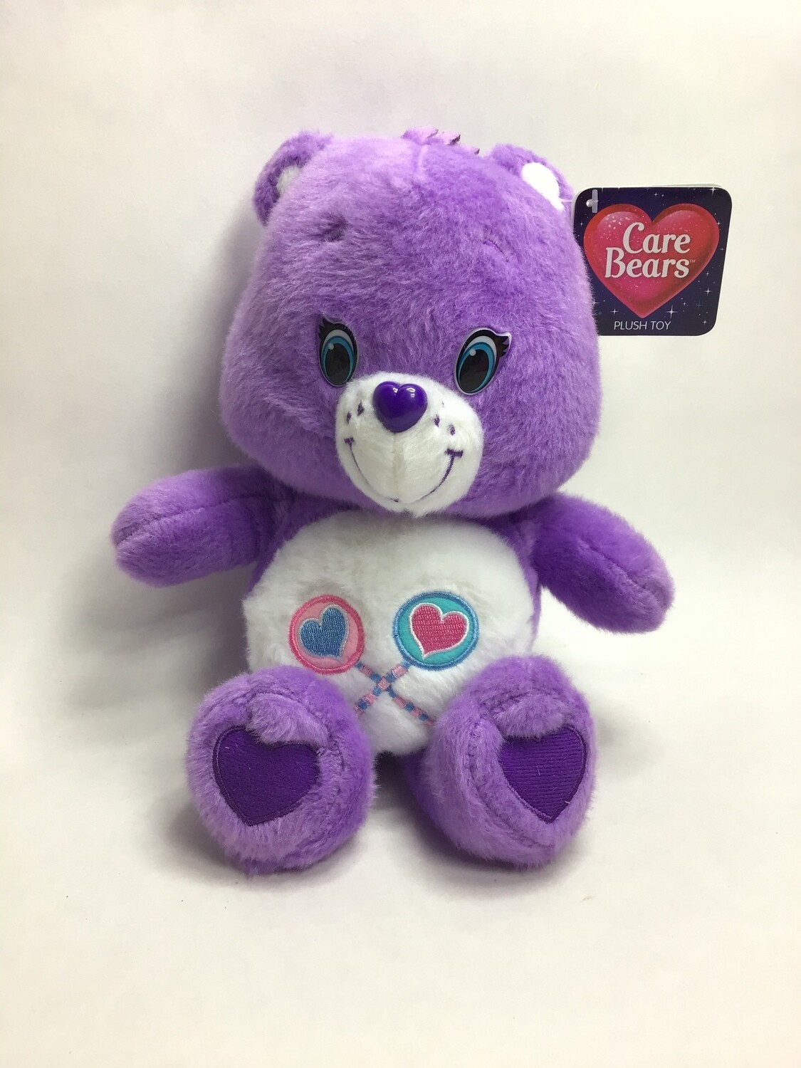Glücksbär Care Bears Lila Teile-gern-Bärchi stehend 30cm Neuware mit Etikett