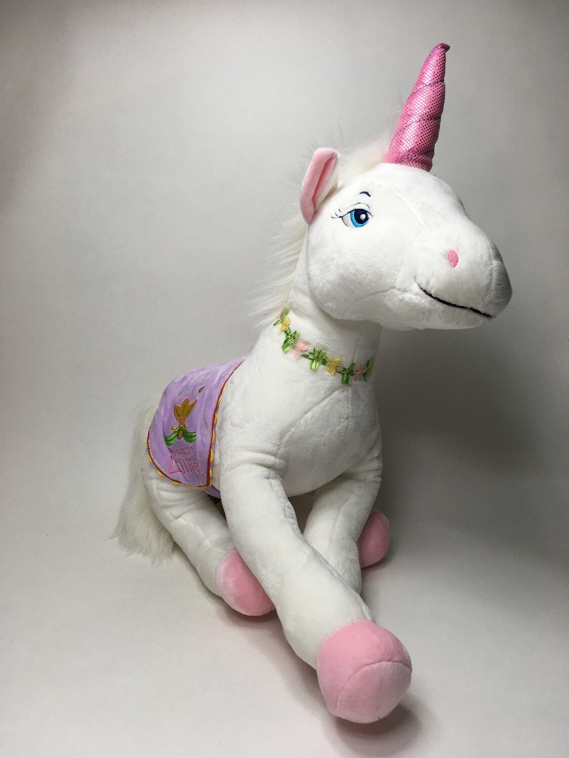 Pferd Einhorn Die Spiegelburg Prinzessin Lillifee stehend 60cm selten Neuwertig