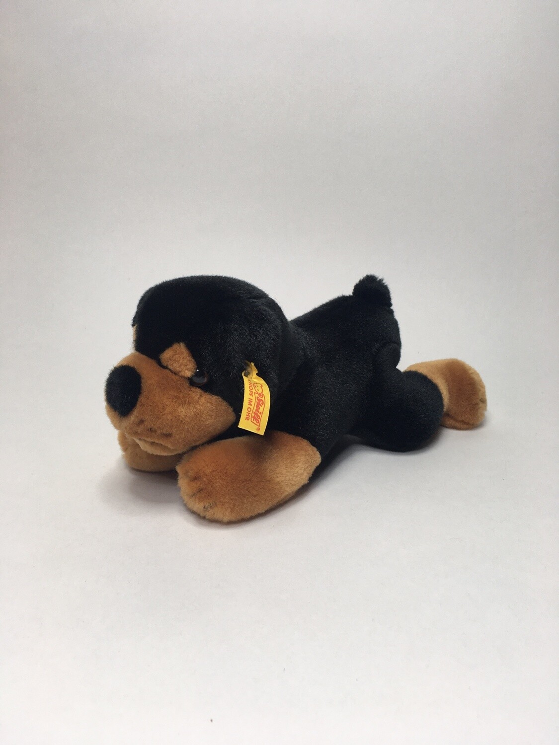 Steiff Rottweiler Steiff Hund Rottweiler 079139 liegend 27cm sehr selten